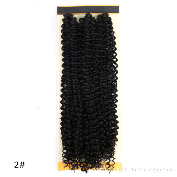 Wholesale 18'' 3pcs/Bag PassionTwist Freetress Crochet hair Heat Resistant Water Wave Crochet Braiding Hair Afro For Black Women